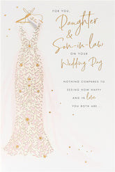 Sentimental Wishes Wedding Card for Daughter & Son-in-Law